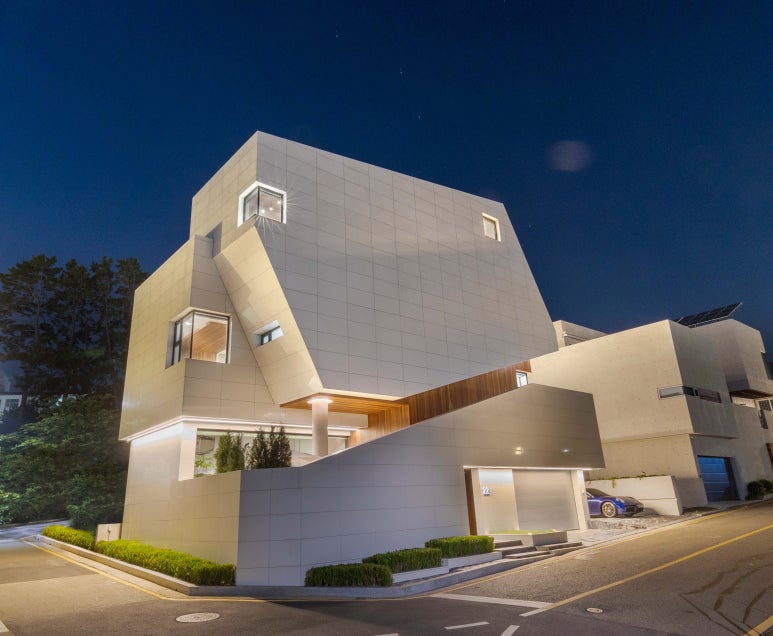 부산 기장 오블리크 하우스 : 모던 인테리어, 홈오피스 인테리어, 주택 인테리어